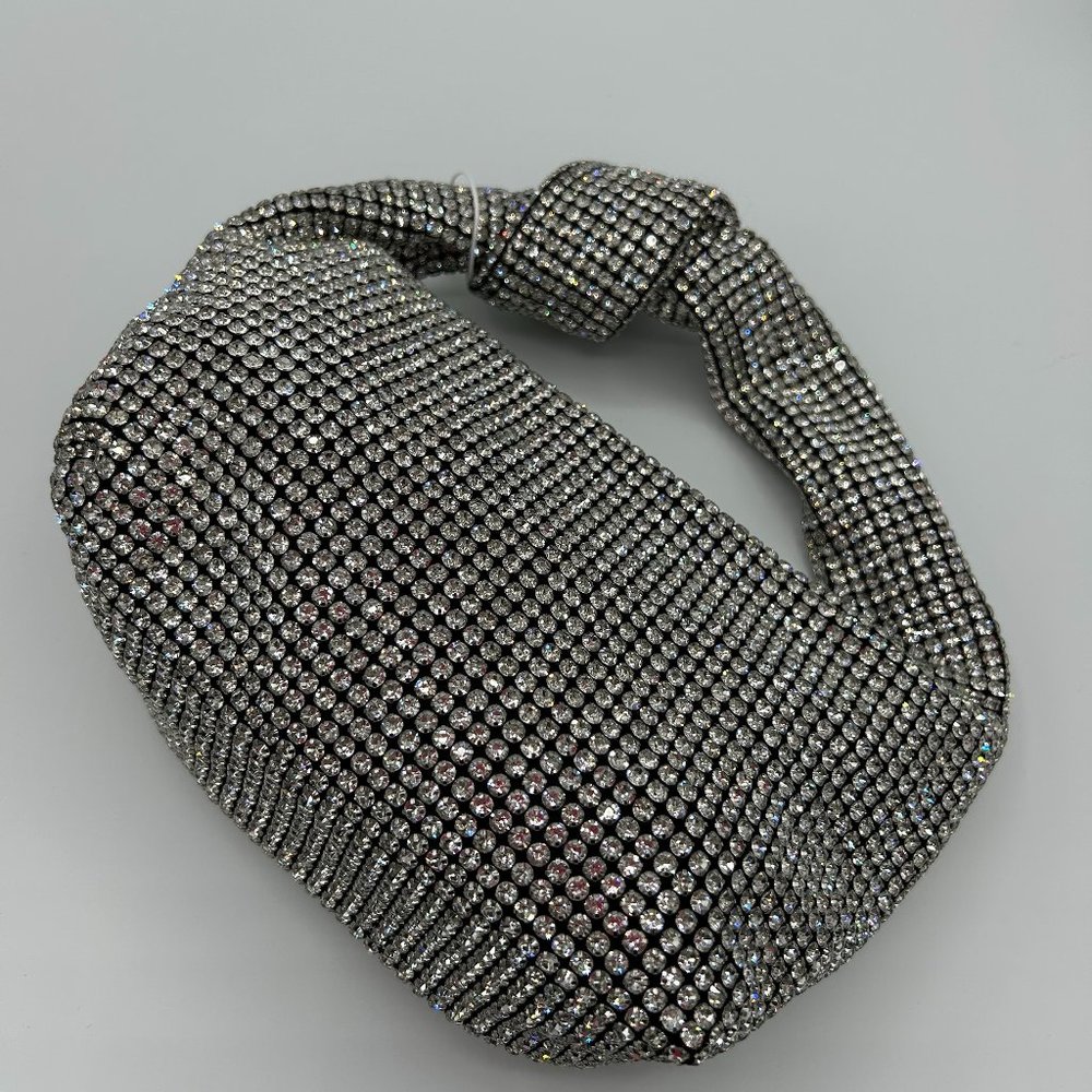 NWT Quinn Evening Bag in Silver